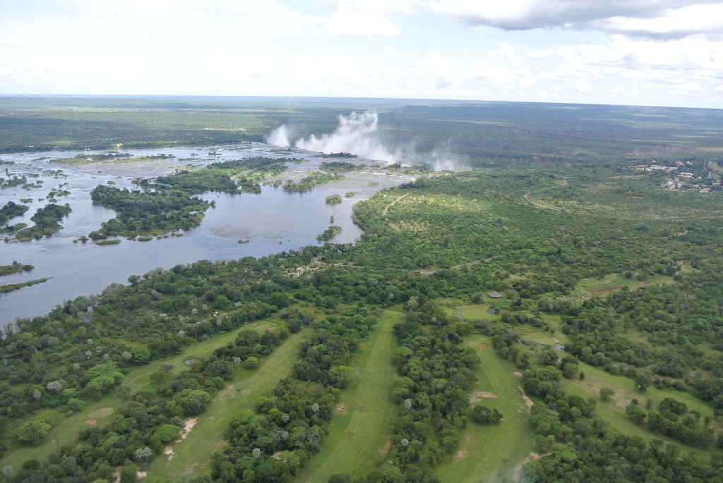 Blick aus dem Helikopter Blick aus dem Helikopter