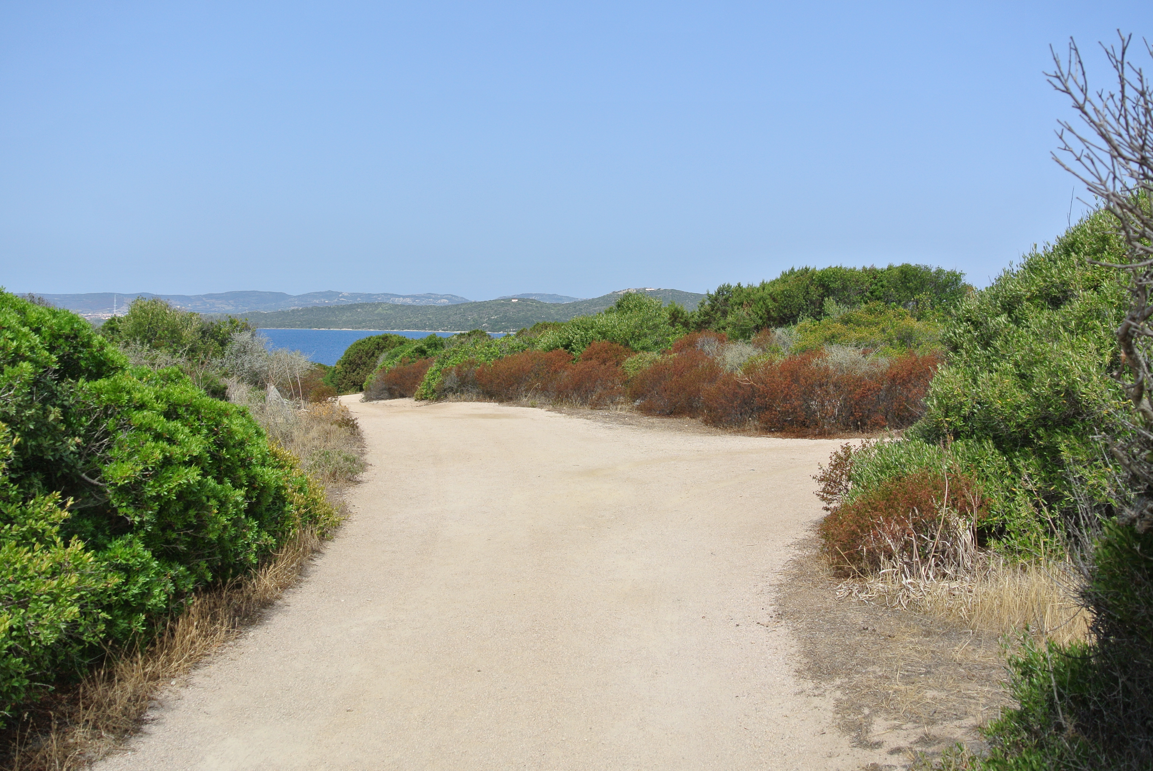 Weg zum Ende der Insel