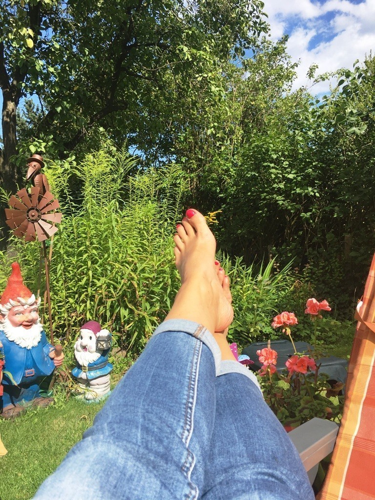 Urlaub im Garten relaxen