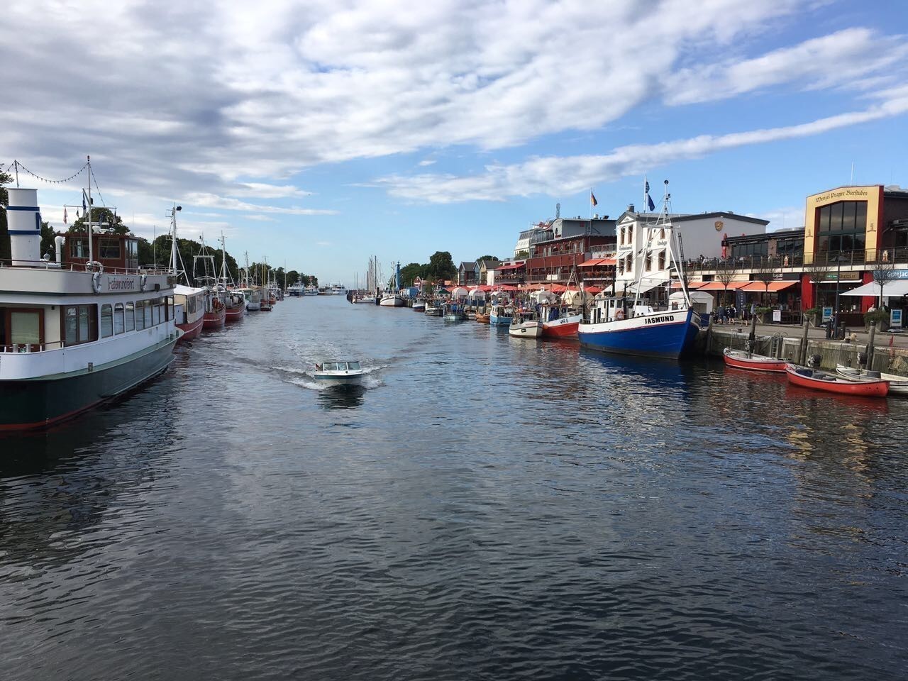 Warnemünde Boot fahren