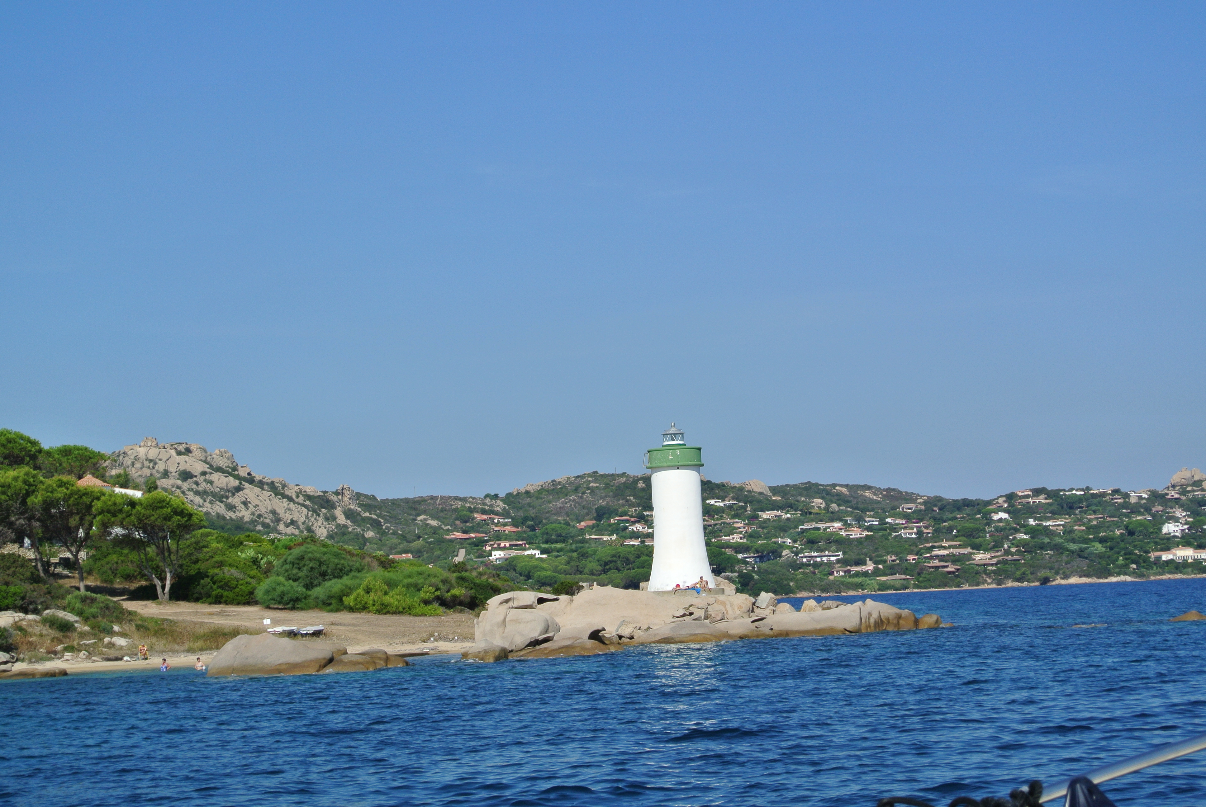 Leuchtturm am Ende von Sardinien