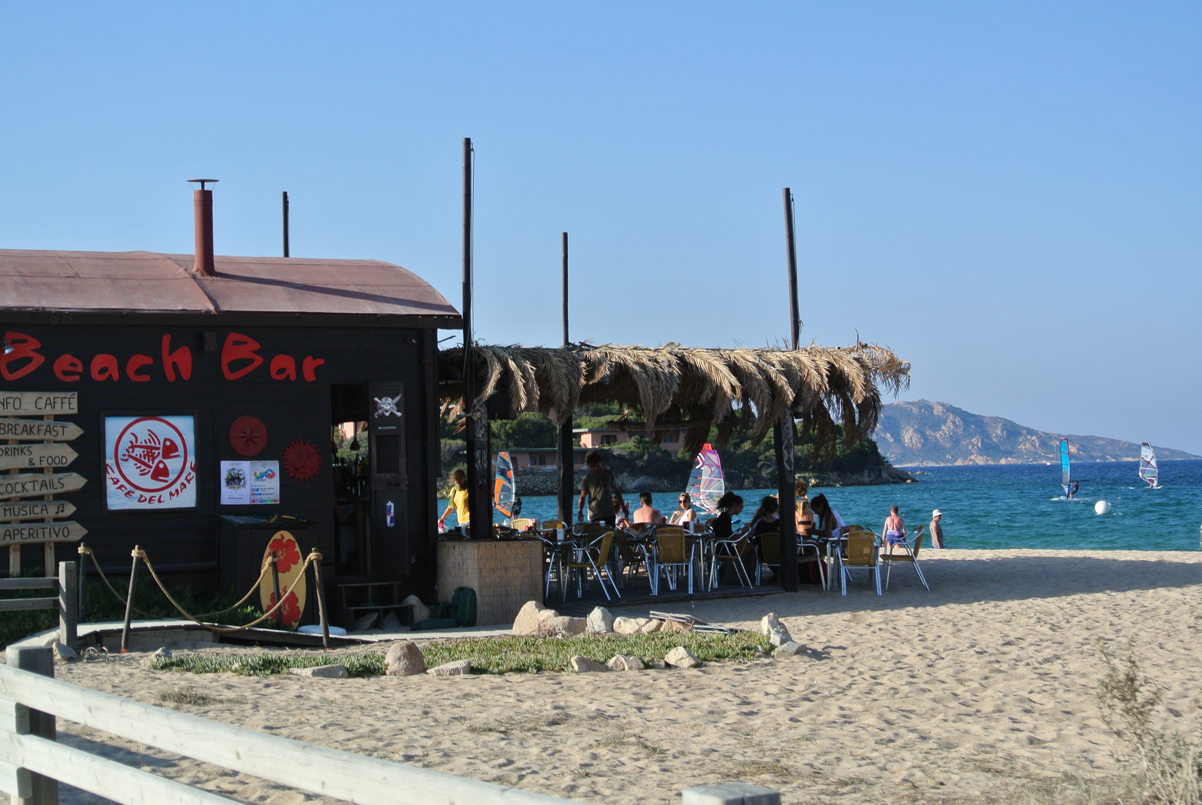 Beach Bar auf Isola dei Gabbiani