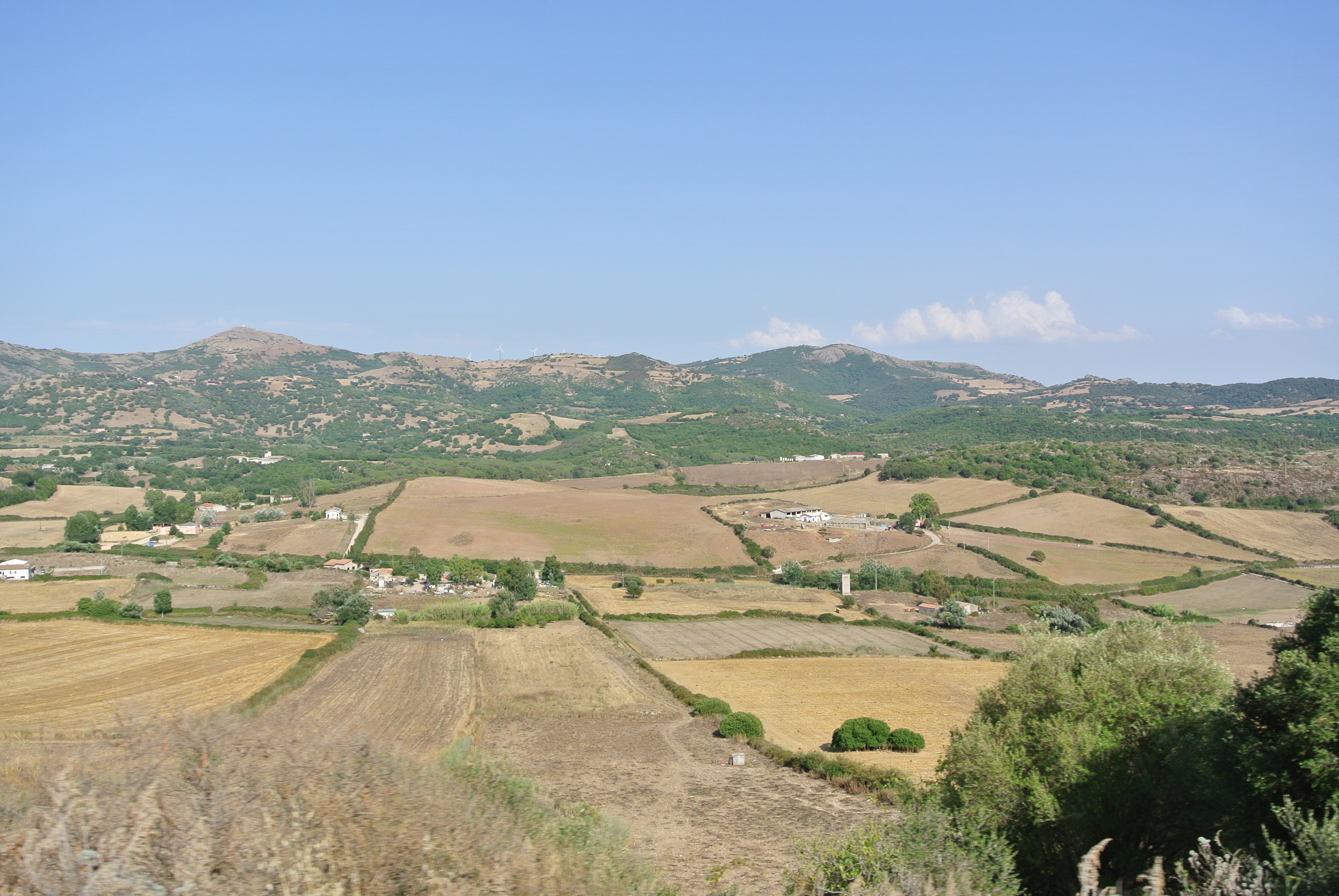 Wunderschöne Landstraße (127/133) von Alghero zurück nach Palau