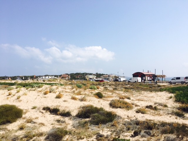 Weg zum Strand auf Isola dei Gabbiani