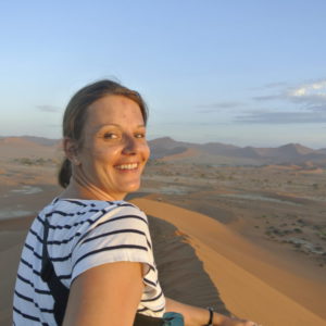 Dünenwanderung in Namibia 