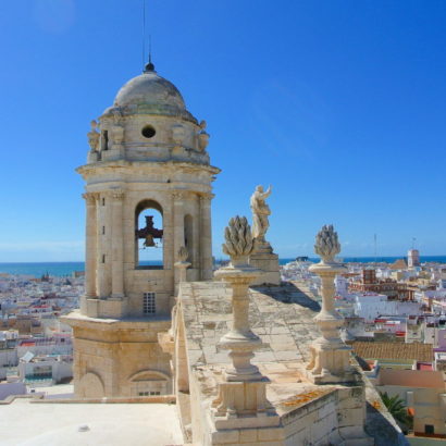 Cadiz Kathedrale von oben