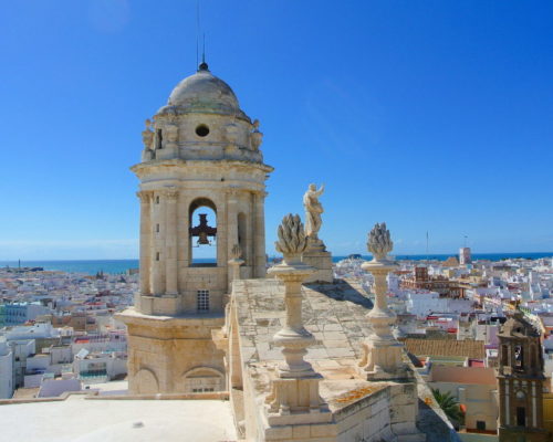 Cadiz Kathedrale von oben