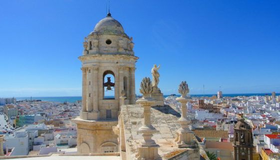 Cadiz Kathedrale von oben