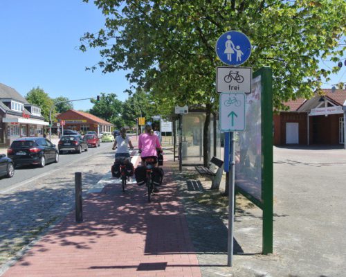 Fahrradweg-Kennzeichnung