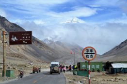 Straße zum Mount Everest Camp