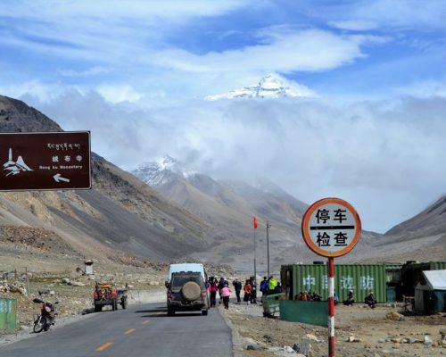 Straße zum Mount Everest Camp