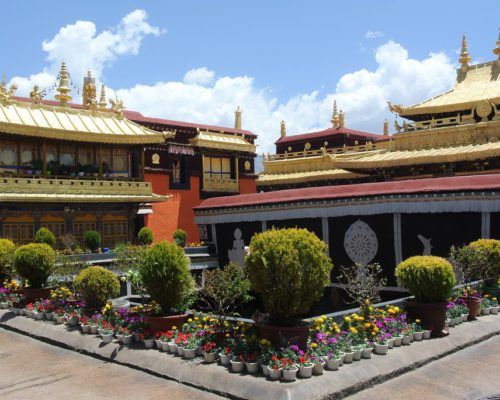 Jokhang Dachterrasse