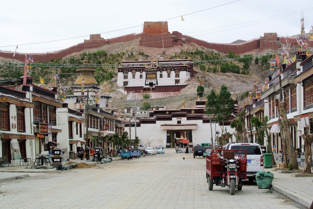 Blick auf Gyantse Kumbum