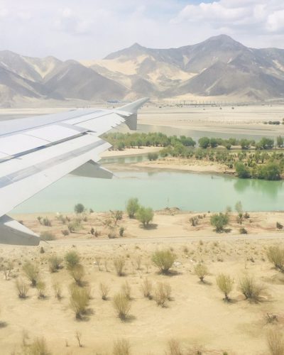 Landeanflug Lhasa Landeanflug Lhasa