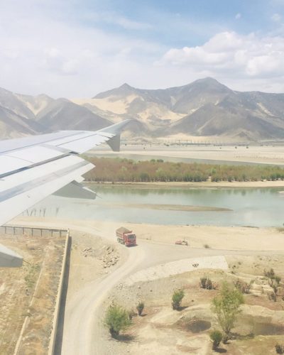 Landeanflug Lhasa Landeanflug Lhasa