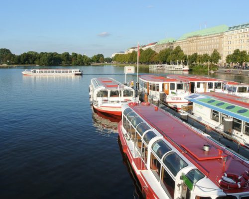 Blick auf die Binnenalster