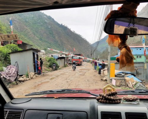 Grenze zu Nepal Grenze zu Nepal