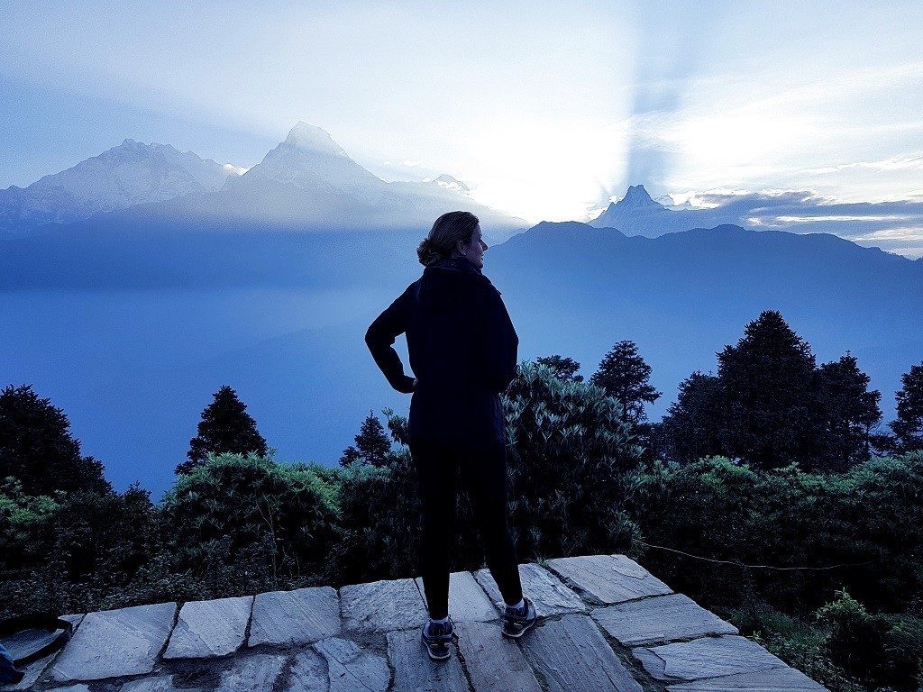 Aussicht Trekking am Poon Hill