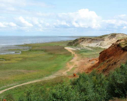 Nordsee Urlaubstipps: Ausblick Morsum Kliff