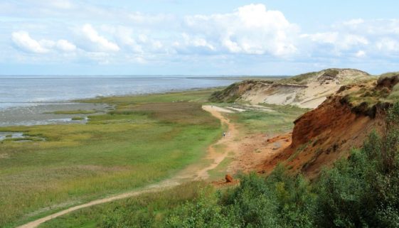 Nordsee Urlaubstipps: Ausblick Morsum Kliff