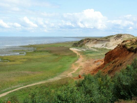 Nordsee Urlaubstipps: Ausblick Morsum Kliff