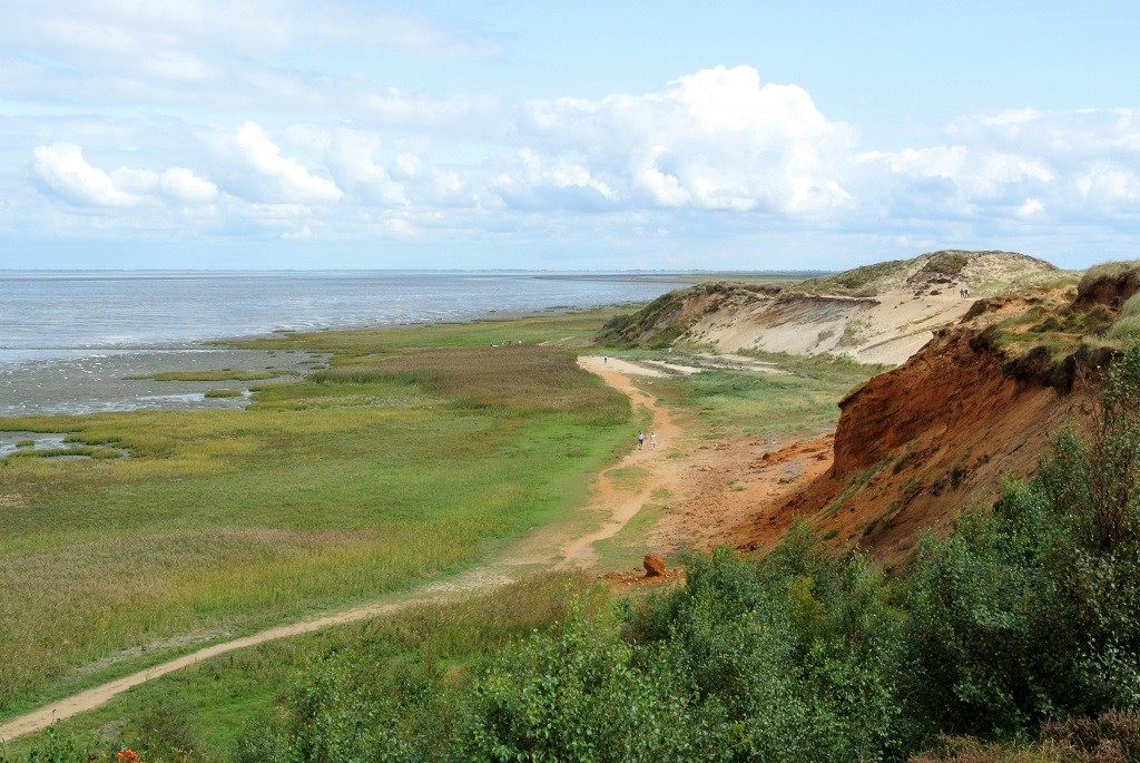 Nordsee Urlaubstipps: Ausblick Morsum Kliff