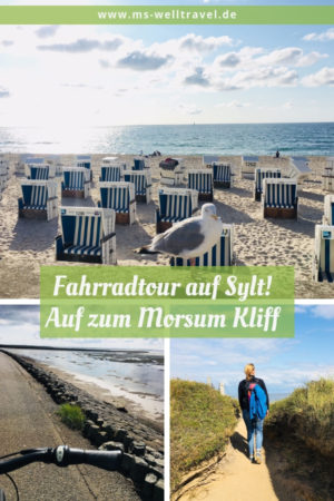 Fahrradtour mit dem E-Bike unterwegs auf Sylt