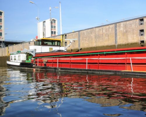 Geesthachter Schleuse Ausblick Innendeck