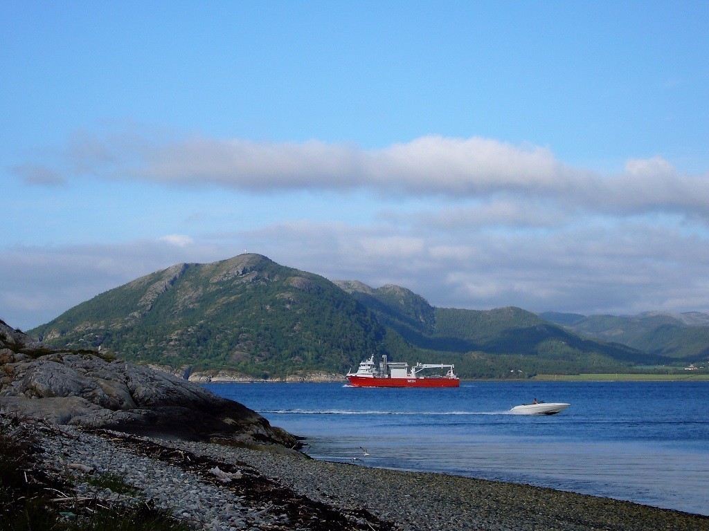 Schiff im Meer