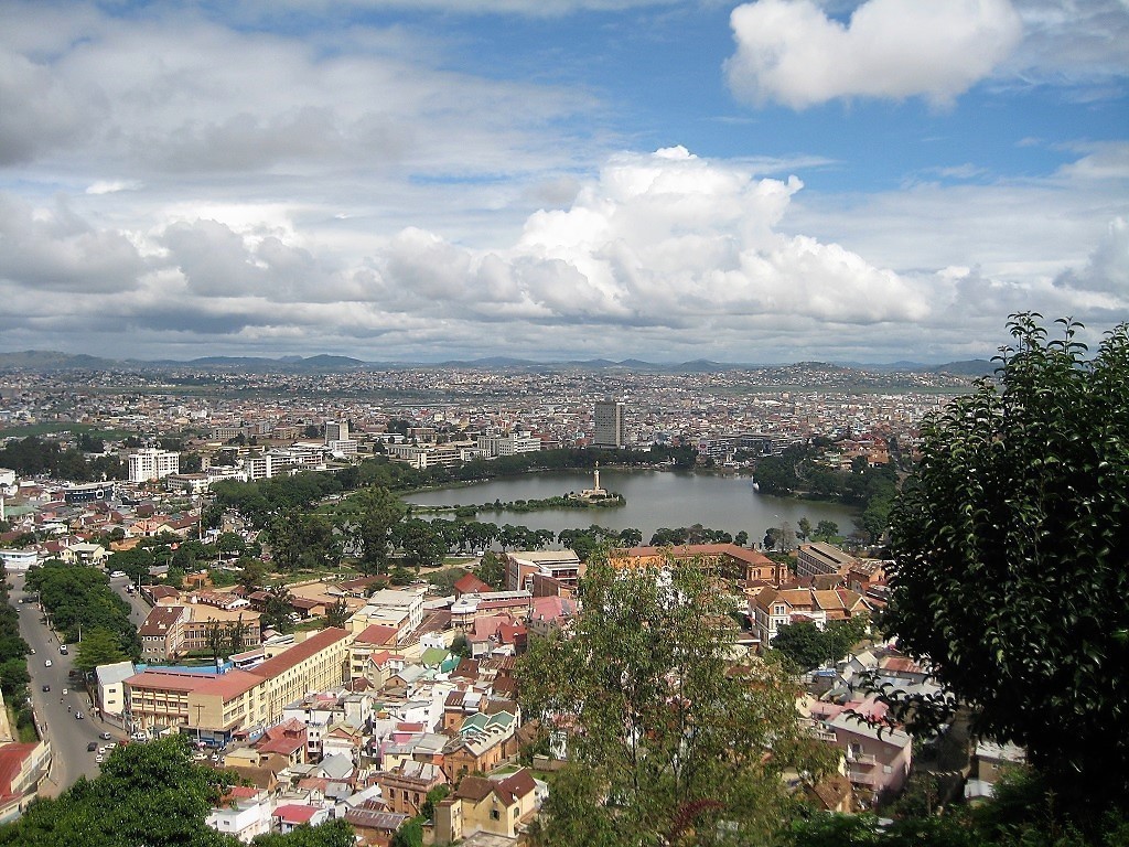 Ausblick auf Antananarivo