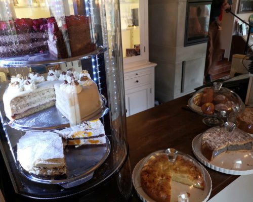 Tortenauswahl im Café Tortenauswahl im Café