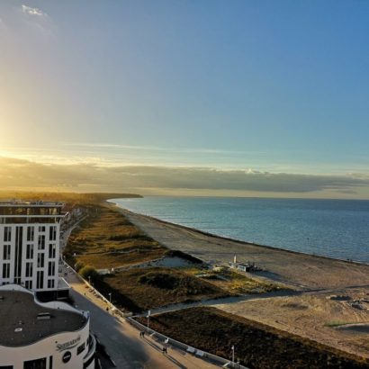 Ausblick auf Warnemünde Ostsee