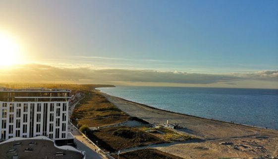 Ausblick auf Warnemünde Ostsee