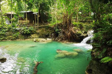 Kawasan Falls Insel Cebu Philippinen