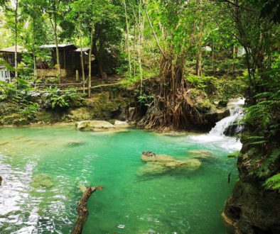 Kawasan Falls Insel Cebu Philippinen