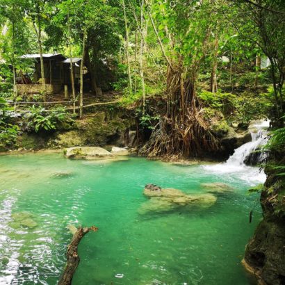 Kawasan Falls Insel Cebu Philippinen