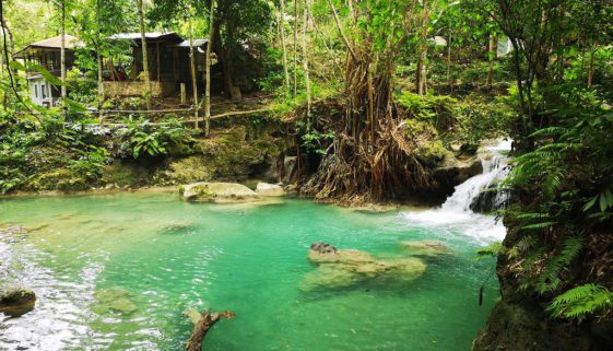 Kawasan Falls Insel Cebu Philippinen