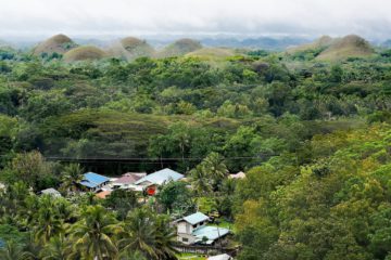 Wald, bekannte Hügel auf Bohol