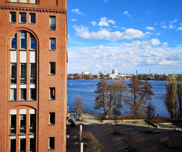 Blick auf den Spandauer See von meinem Hotelzimmer