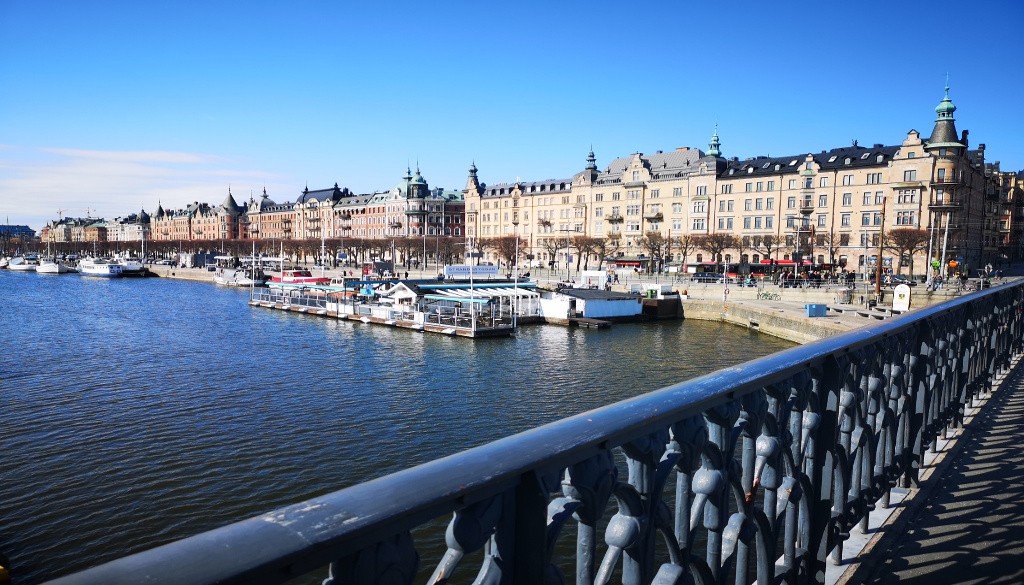 Stockholm Tipps Blick auf die Hafenpromenade