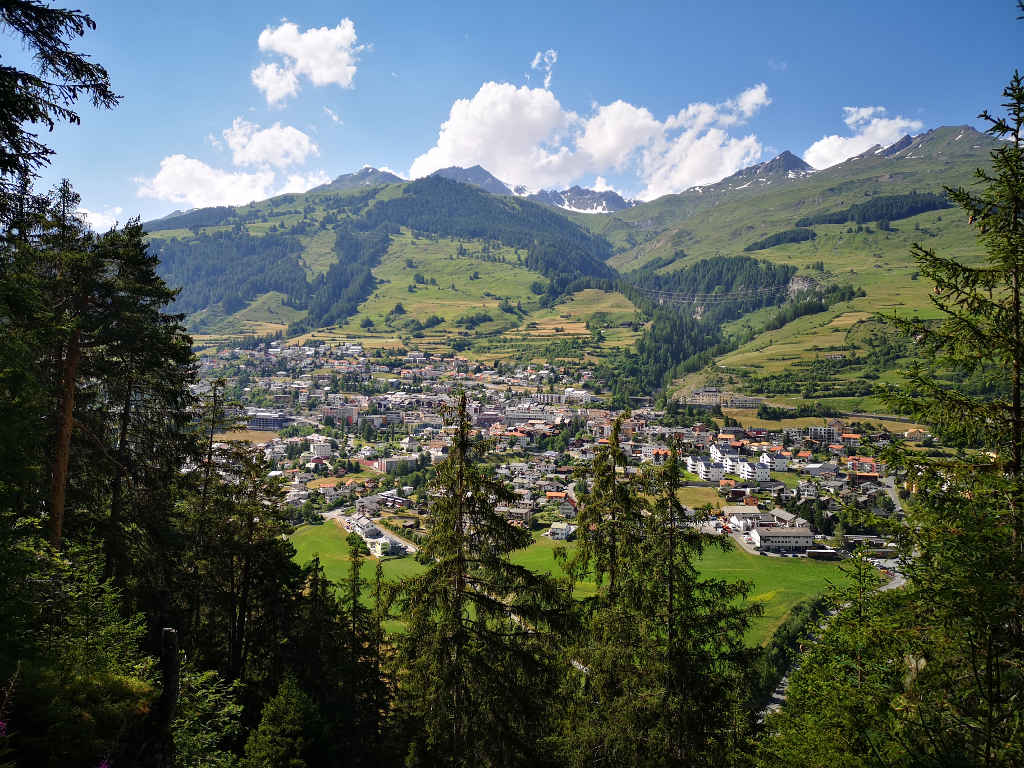 Blick auf Scuol