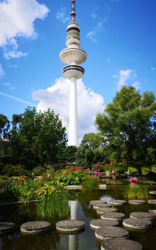 Fernsehtum im Naherholungsgebiet Planten un Blomen