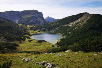 Zireiner See auf der Mehrtageswanderung Österreich