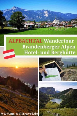 Bericht Mehrtageswanderung im Alpbachtal