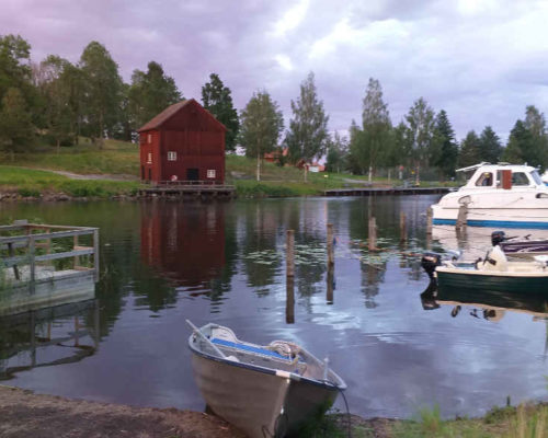 Roadtrip Schweden - Campinplatz mit Blick auf den See