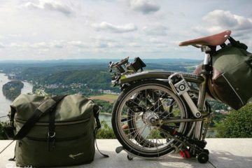 Radtour Rheinradweg - unterwegs mit dem Faltrad