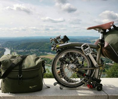 Radtour Rheinradweg - unterwegs mit dem Faltrad