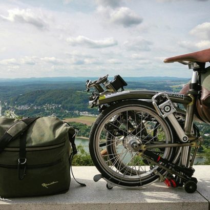 Radtour Rheinradweg - unterwegs mit dem Faltrad