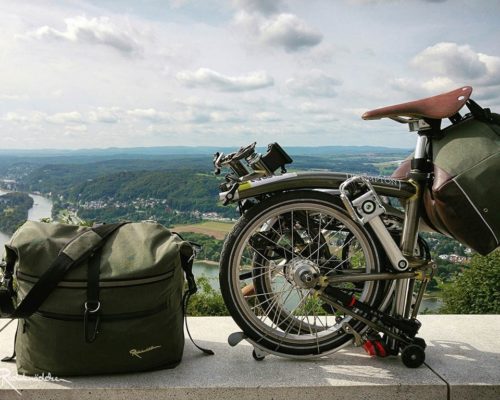 Radtour Rheinradweg - unterwegs mit dem Faltrad