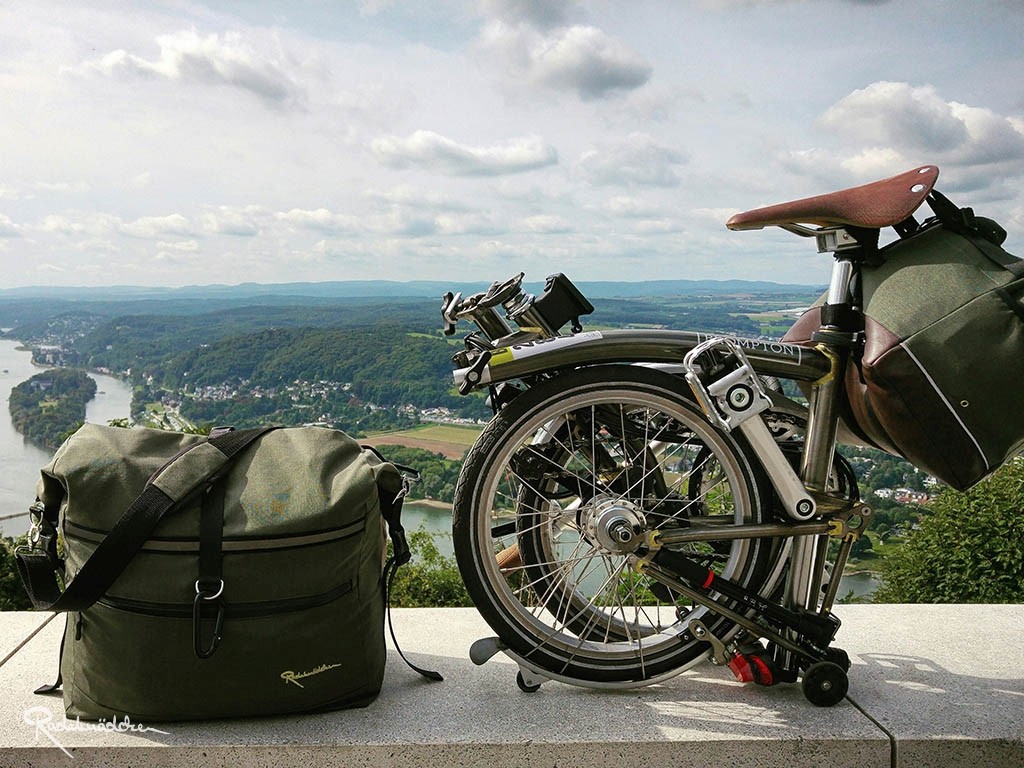 Radtour Rheinradweg - unterwegs mit dem Faltrad